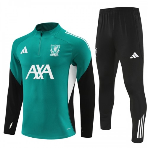 Liverpool Komplet trenirke za trening 2025-26 Quarter-zip Zelena Liverpool Komplet trenirke za trening 2025-26 Quarter-zip Zelena